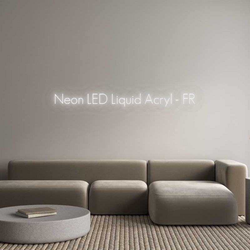 Configurateur - Neon LED Liquid Acryl - Lettres néon personnalisées pour l'intérieur et l'extérieur Neon LED Liqu...