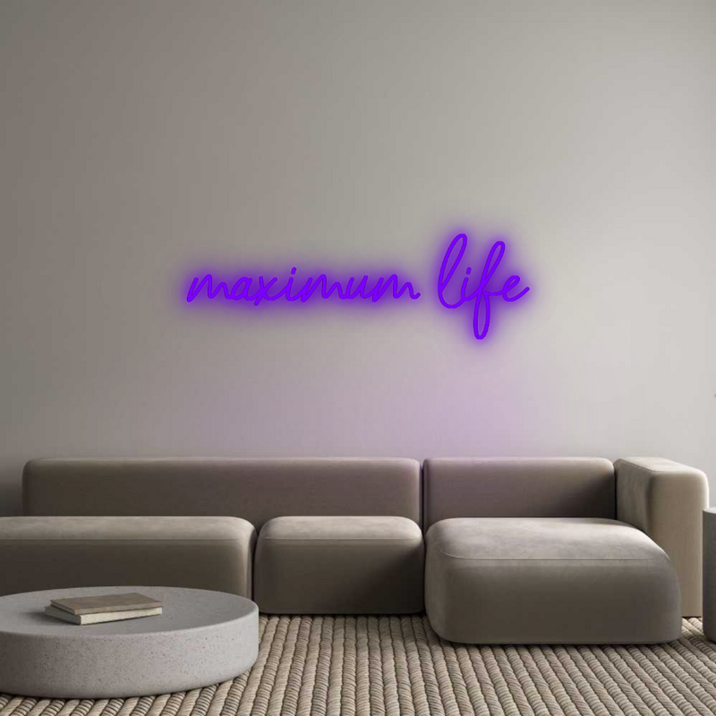 Configurator - Neon LED Flex - Custom Neon Sign Indoor maximum life