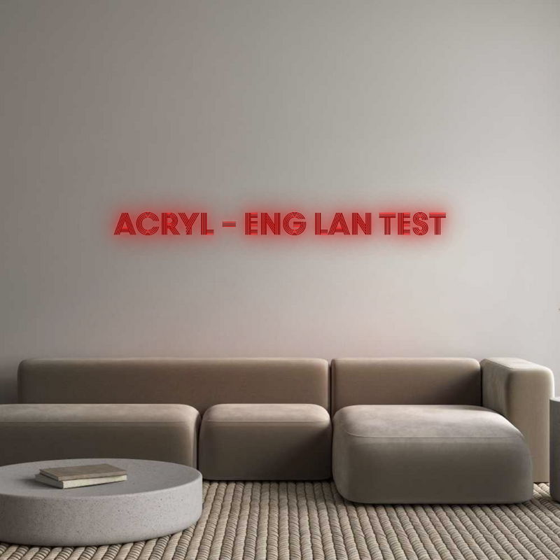 Configurator - Neon LED Liquid Acryl - Custom Neon Sign Indoor & Outdoor Acryl - Eng L...