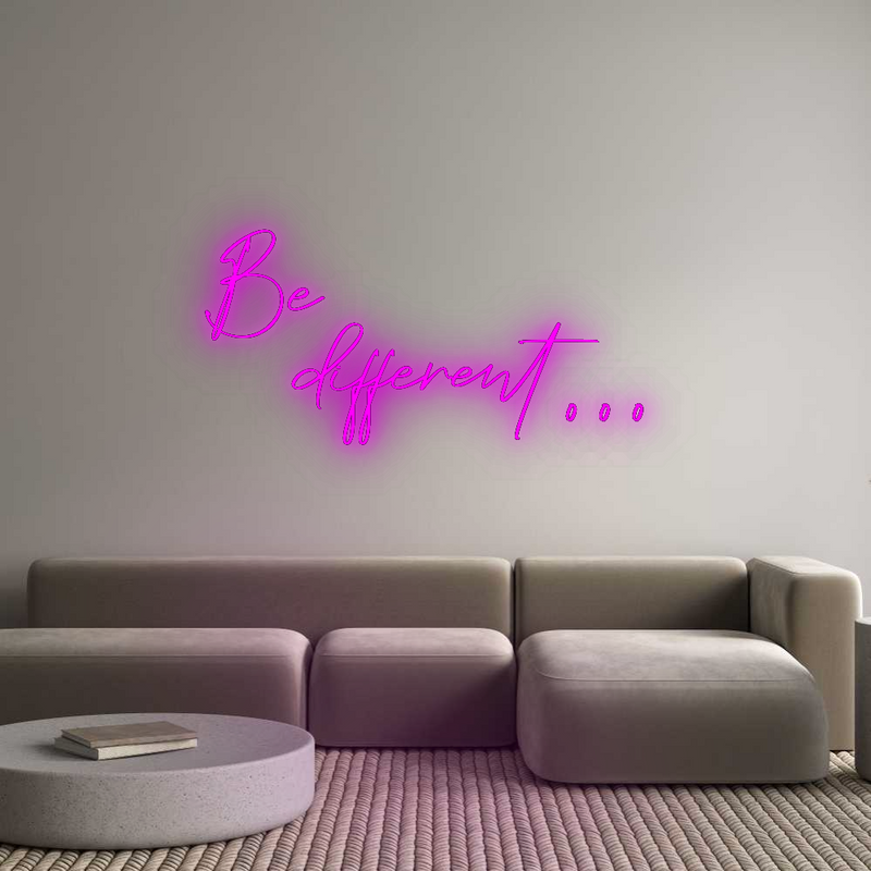 Konfigurator - Neon LED Flex - Personalisierter Indoor Schriftzug Be
    diffe...