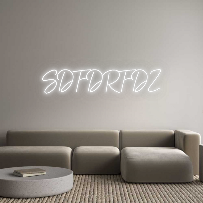 Konfigurator - Neon LED Flex - Personalisierter Indoor Schriftzug SDFDRFDZ