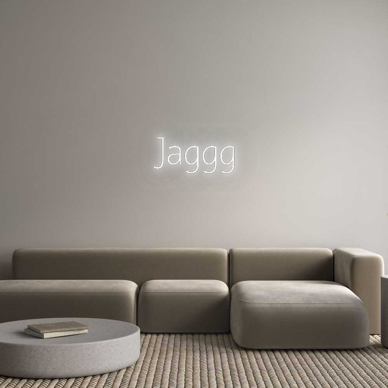 Konfigurator - Neon LED Flex - Personalisierter Indoor Schriftzug Jaggg