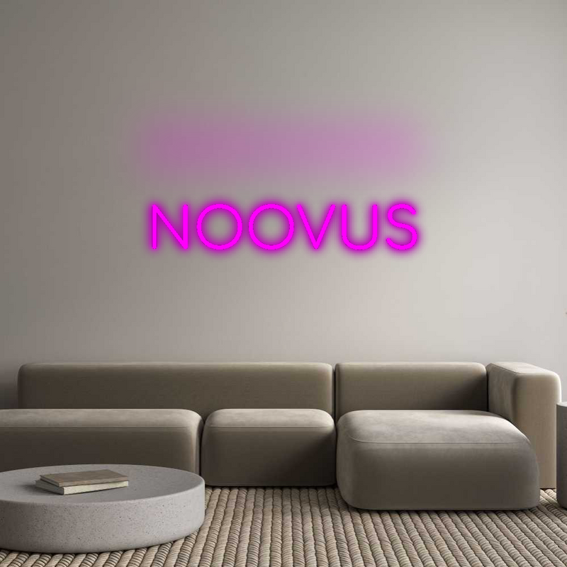 Konfigurator - Neon LED Clip - Personalisierter Indoor Schriftzug NOOVUS