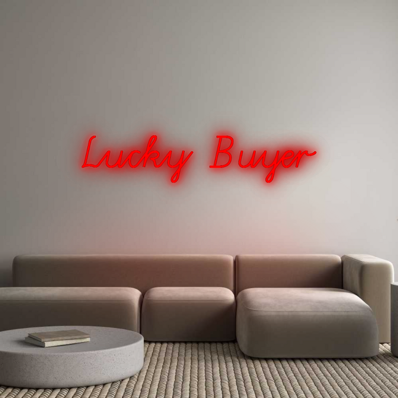 Configurator - Neon LED Flex - Custom Neon Sign Indoor Lucky Buyer