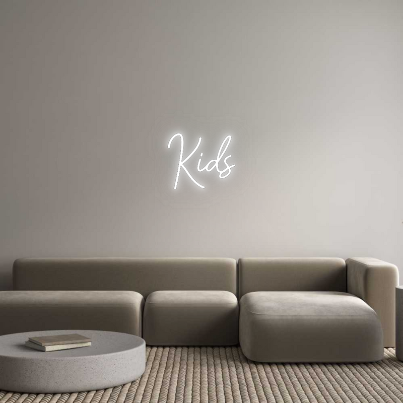 Konfigurator - Neon LED Flex - Personalisierter Indoor Schriftzug Kids