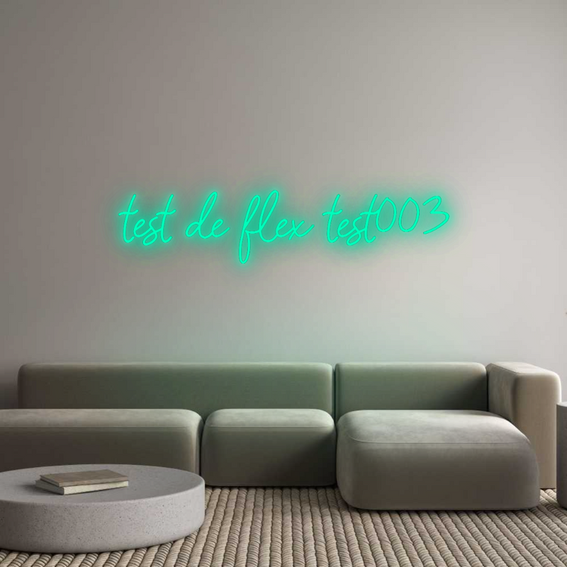 Konfigurator - Neon LED Flex - Personalisierter Indoor Schriftzug test de flex ...