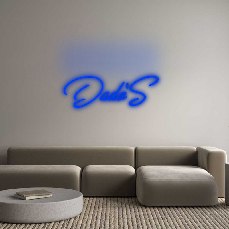 Konfigurator - Neon LED Flex - Personalisierter Indoor Schriftzug Dado'S