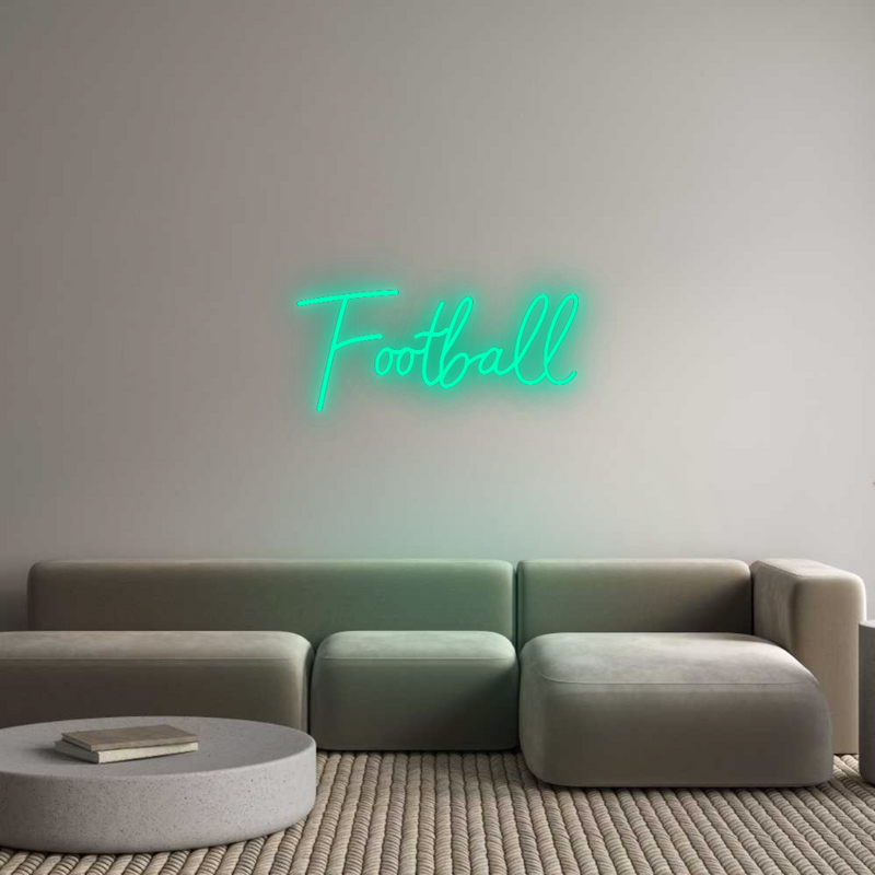 Configurator - Neon LED Flex - Custom Neon Sign Indoor Football