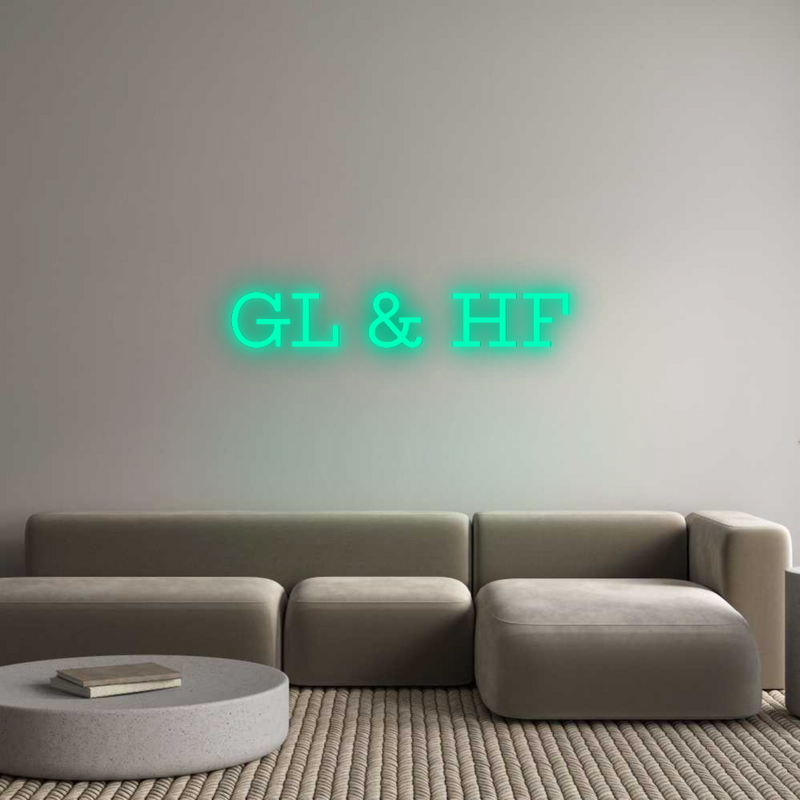 Konfigurator - Neon LED Flex - Personalisierter Indoor Schriftzug GL & HF