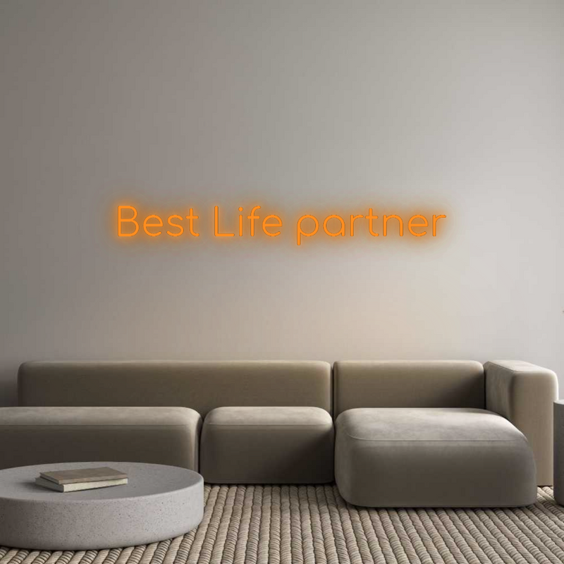 Configurator - Neon LED Flex - Custom Neon Sign Indoor Best Life par...