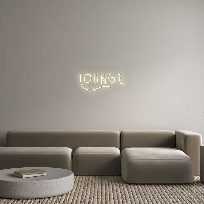 Konfigurator - Neon LED Flex - Personalisierter Indoor Schriftzug Lounge