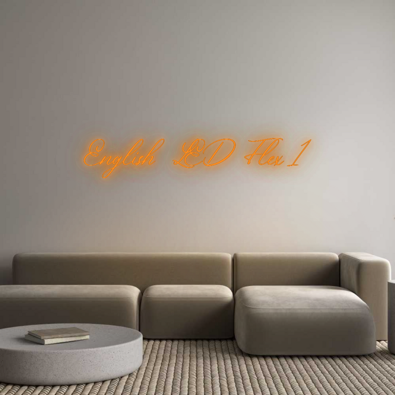 Configurator - Neon LED Flex - Custom Neon Sign Indoor English LED F...