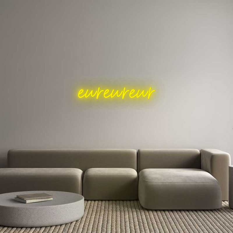 Configurateur - Neon LED Flex - Enseigne néon intérieure personnalisée ewrewrewr