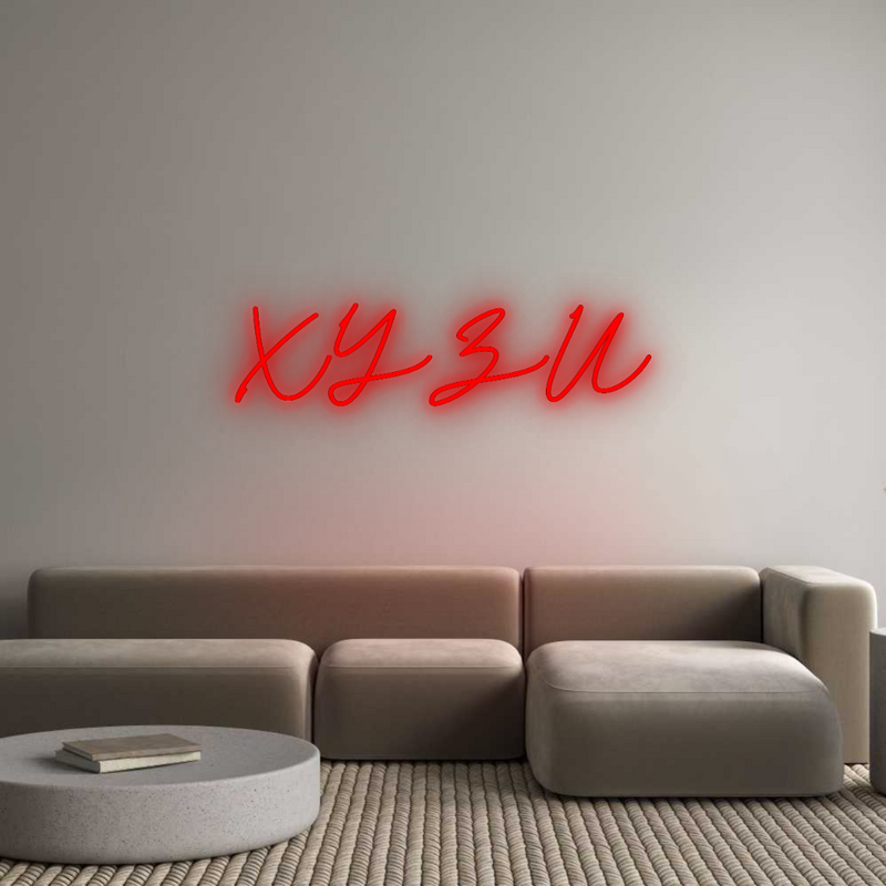 Configurator - Neon LED Liquid Acryl - Custom Neon Sign Indoor & Outdoor XYZU