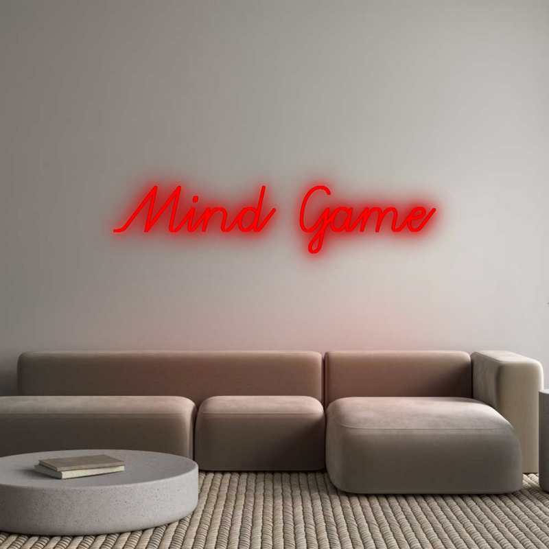 Configurator - Neon LED Flex - Custom Neon Sign Indoor Mind Game