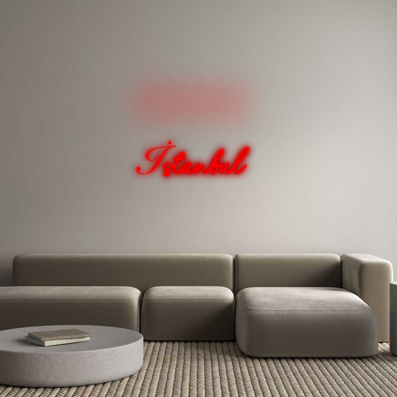 Konfigurator - Neon LED Flex - Personalisierter Indoor Schriftzug İstanbul