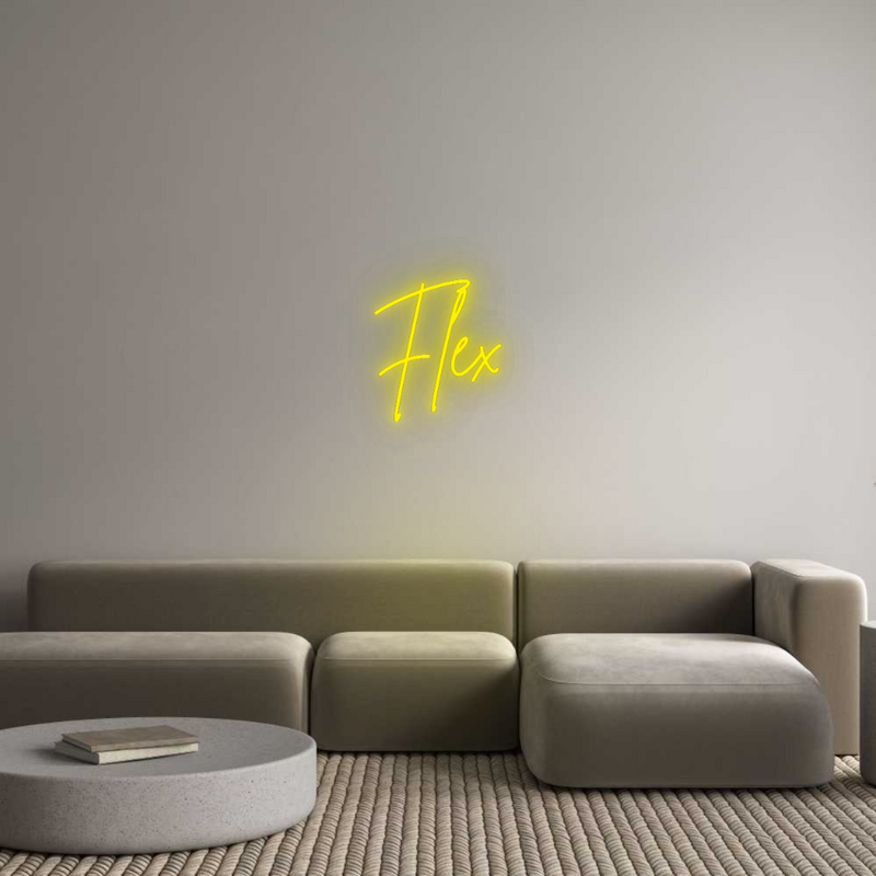 Konfigurator - Neon LED Flex - Personalisierter Indoor Schriftzug Flex