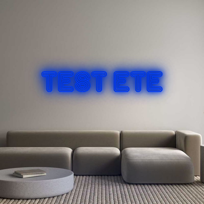 Konfigurator - Neon LED Flex - Personalisierter Indoor Schriftzug test ete