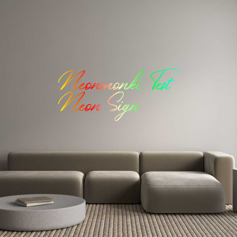 Konfigurator - Neon LED Flex - Personalisierter Indoor Schriftzug Neonmonki Tes...