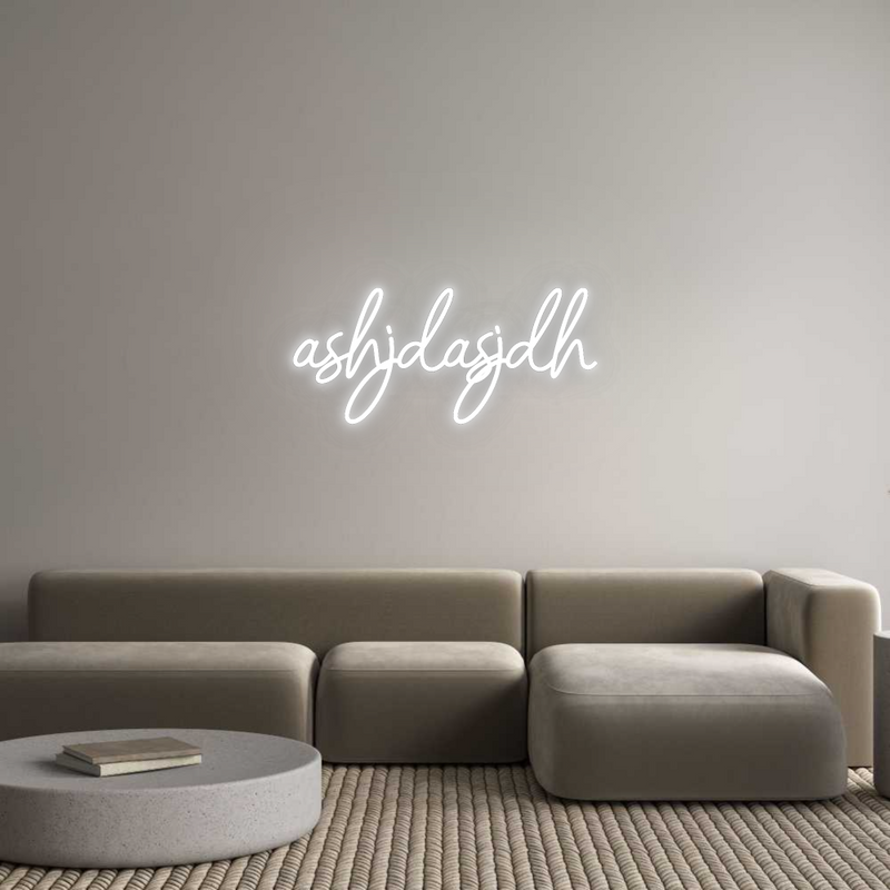 Configurateur - Neon LED Flex - Enseigne néon intérieure personnalisée ashjdasjdh