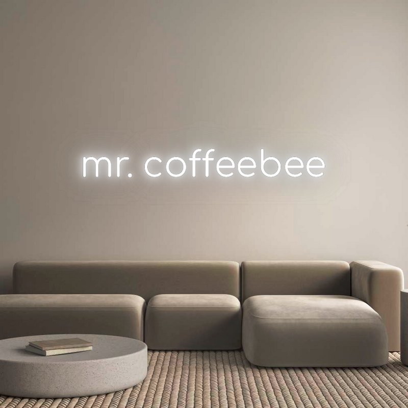 Konfigurator - Neon LED Flex - Personalisierter Indoor Schriftzug mr. coffeebee