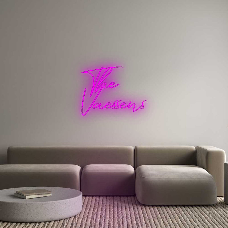 Konfigurator - Neon LED Flex - Personalisierter Indoor Schriftzug The
Vaessens