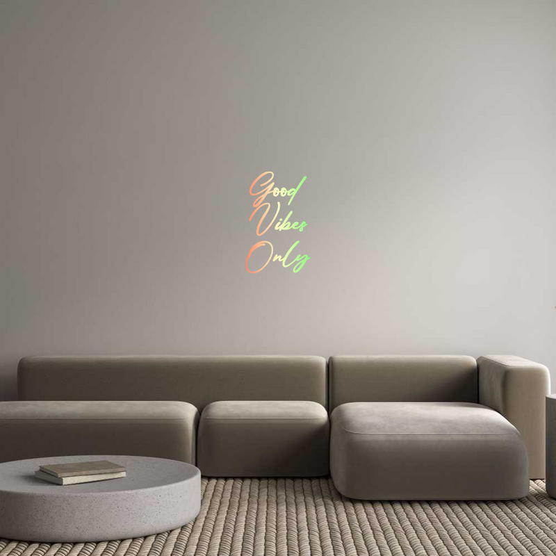 Konfigurator - Neon LED Flex - Personalisierter Indoor Schriftzug Good
Vibes
...