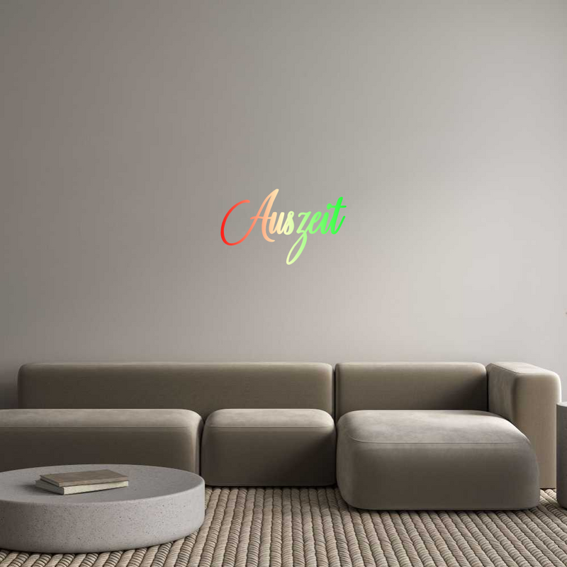 Konfigurator - Neon LED Flex - Personalisierter Indoor Schriftzug Auszeit