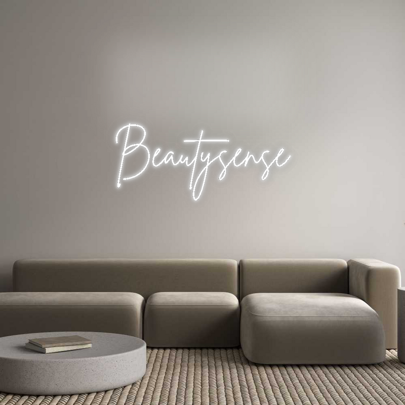 Konfigurator - Neon LED Flex - Personalisierter Indoor Schriftzug Beautysense