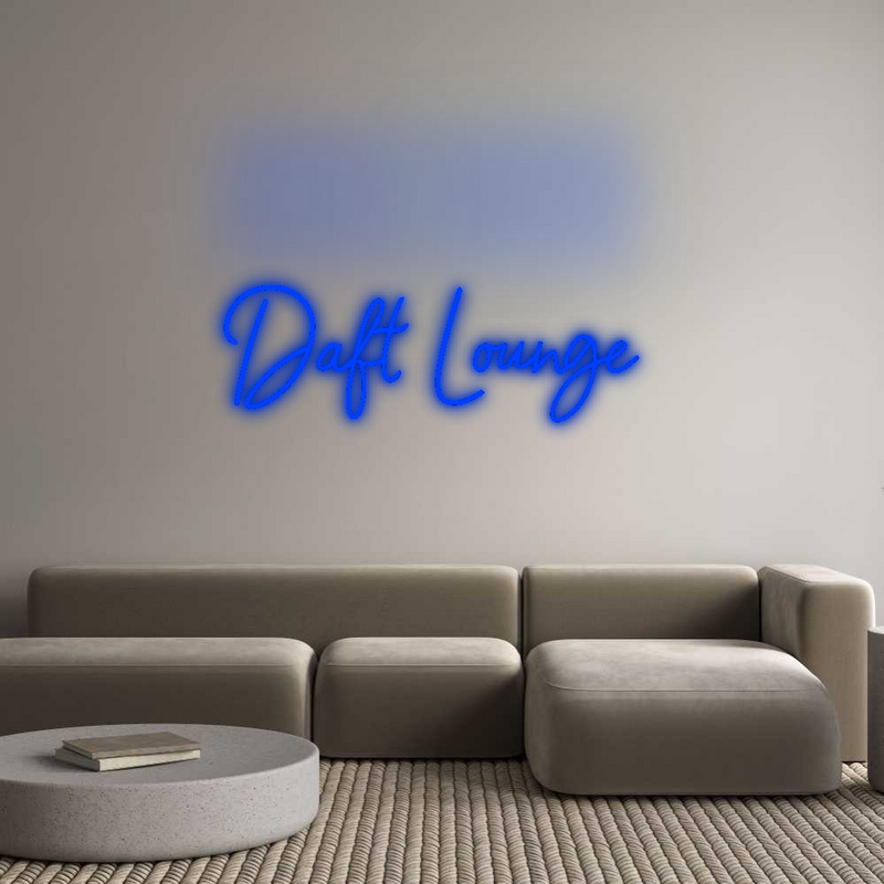 Konfigurator - Neon LED Flex - Personalisierter Indoor Schriftzug Daft Lounge