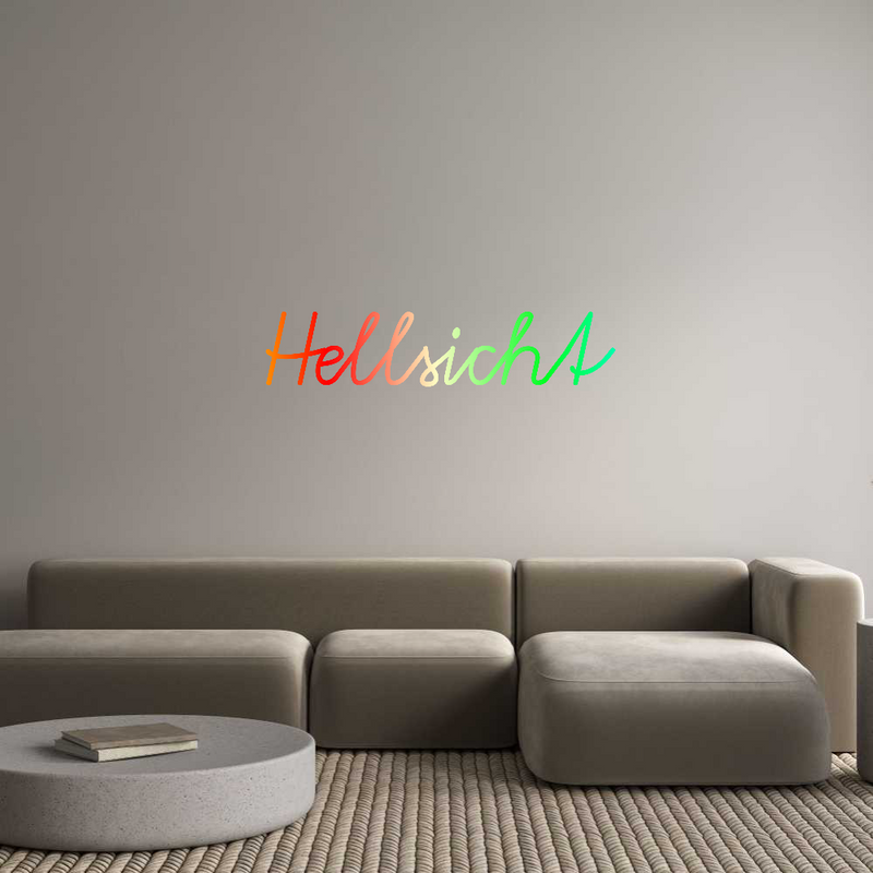 Konfigurator - Neon LED Flex - Personalisierter Indoor Schriftzug Hellsicht