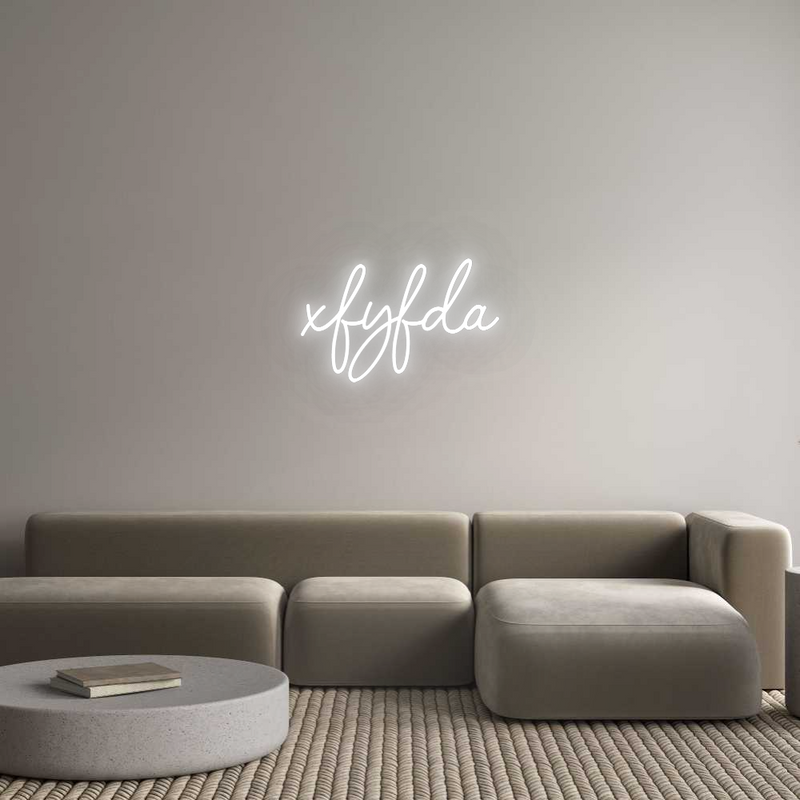 Konfigurator - Neon LED Flex - Personalisierter Indoor Schriftzug xfyfda