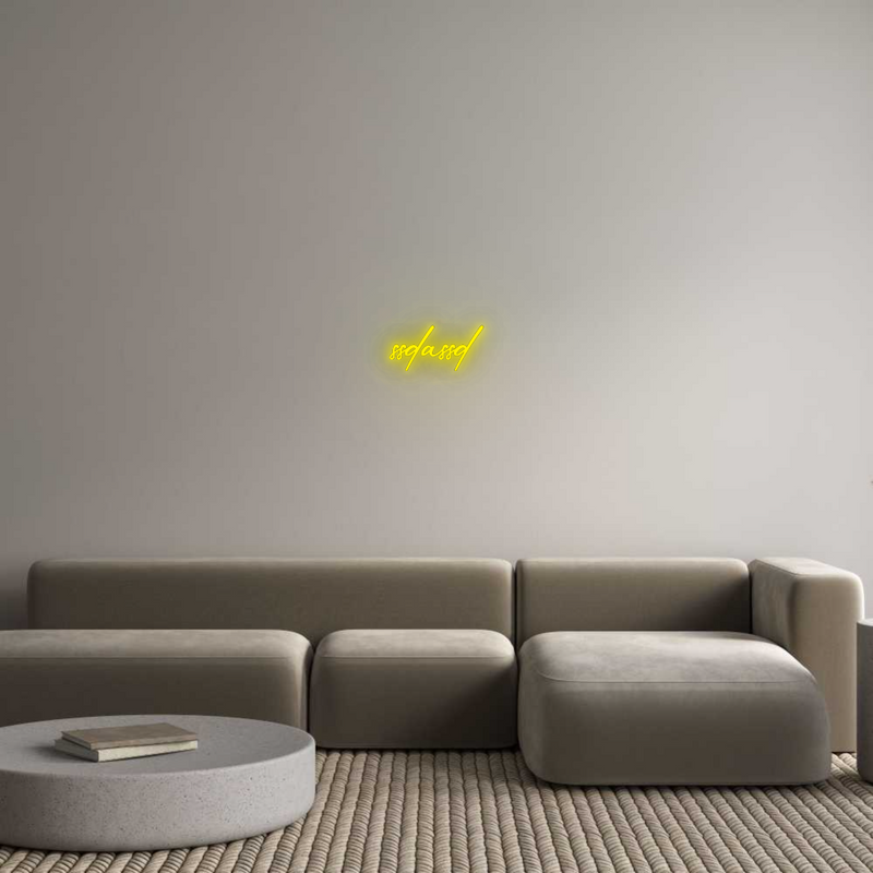 Konfigurator - Neon LED Flex - Personalisierter Indoor Schriftzug ssdassd