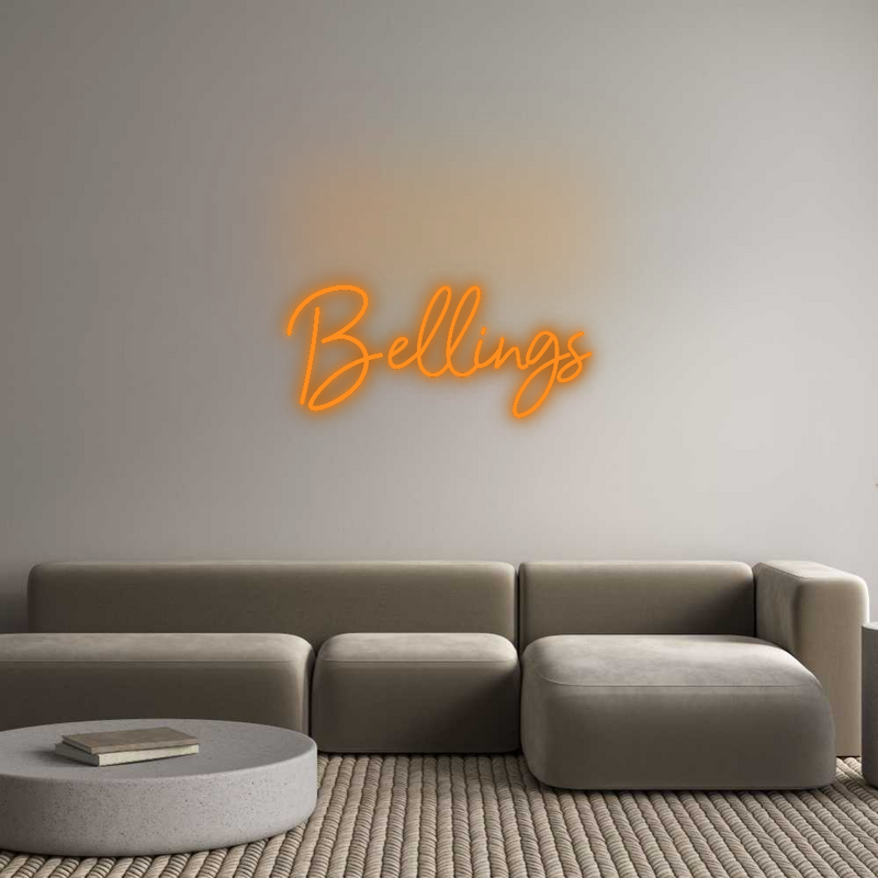 Konfigurator - Neon LED Flex - Personalisierter Indoor Schriftzug Bellings