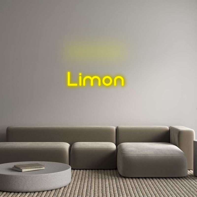 Konfigurator - Neon LED Flex - Personalisierter Indoor Schriftzug Limon