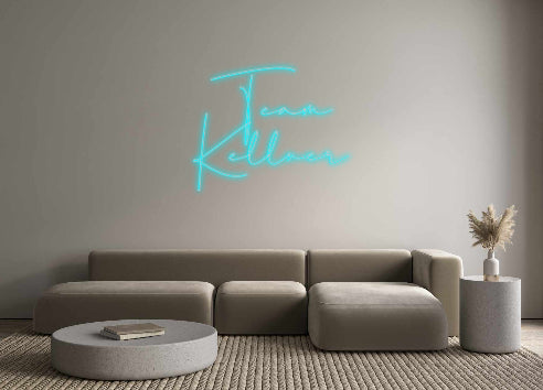 Konfigurator - Neon LED Flex - Personalisierter Indoor Schriftzug Team
Kellner