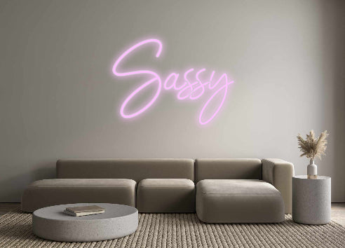 Konfigurator - Neon LED Flex - Personalisierter Indoor Schriftzug Sassy