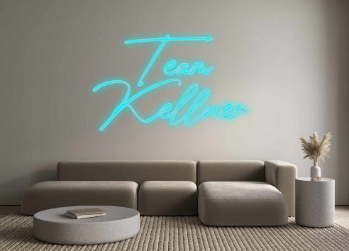 Konfigurator - Neon LED Flex - Personalisierter Indoor Schriftzug Team
Kellner