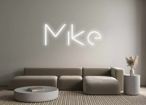 Konfigurator - Neon LED Flex - Personalisierter Indoor Schriftzug Mike