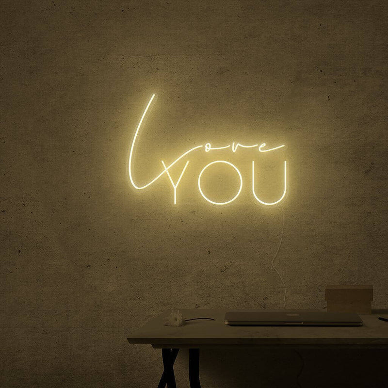 NEONMONKI - love you - LED Schriftzug - Neon LED Lampe